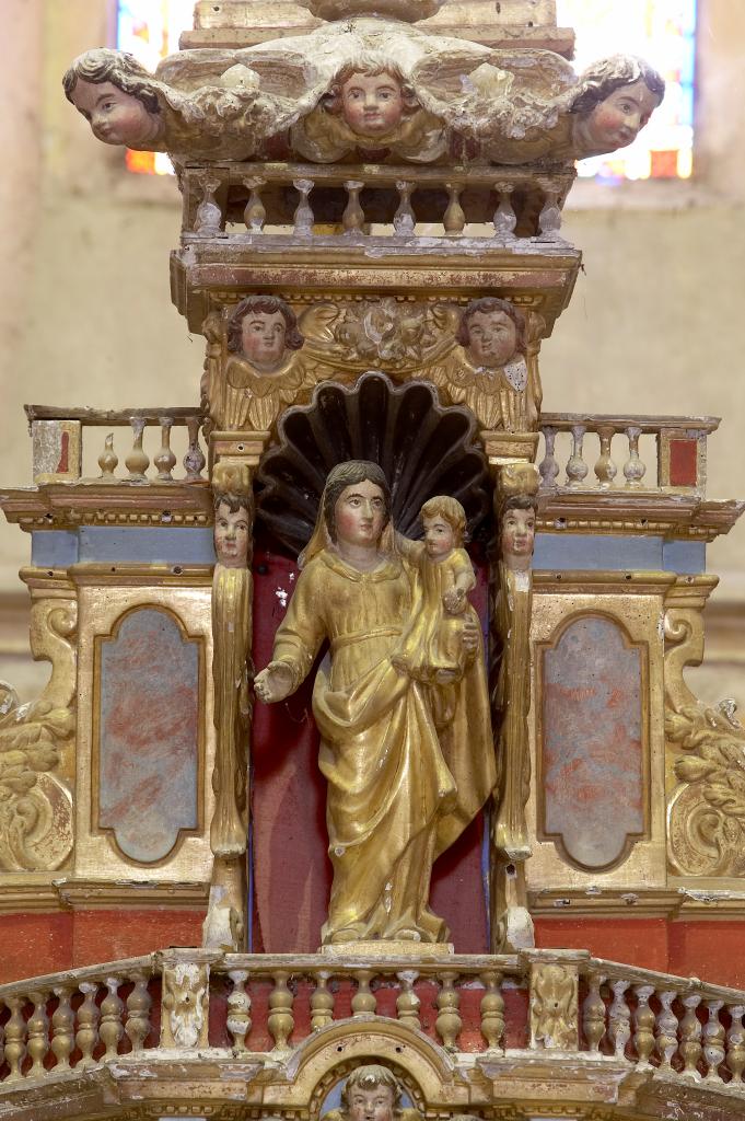 ensemble du maître-autel (autel et tabernacle)