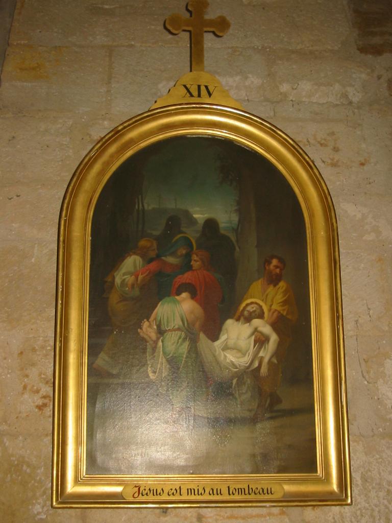chemin de croix (ensemble de 14 tableaux)