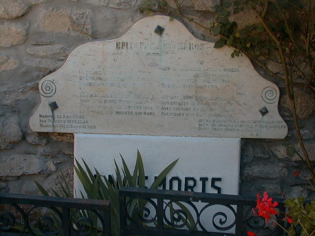 monument aux morts de la guerre de 1914-1918