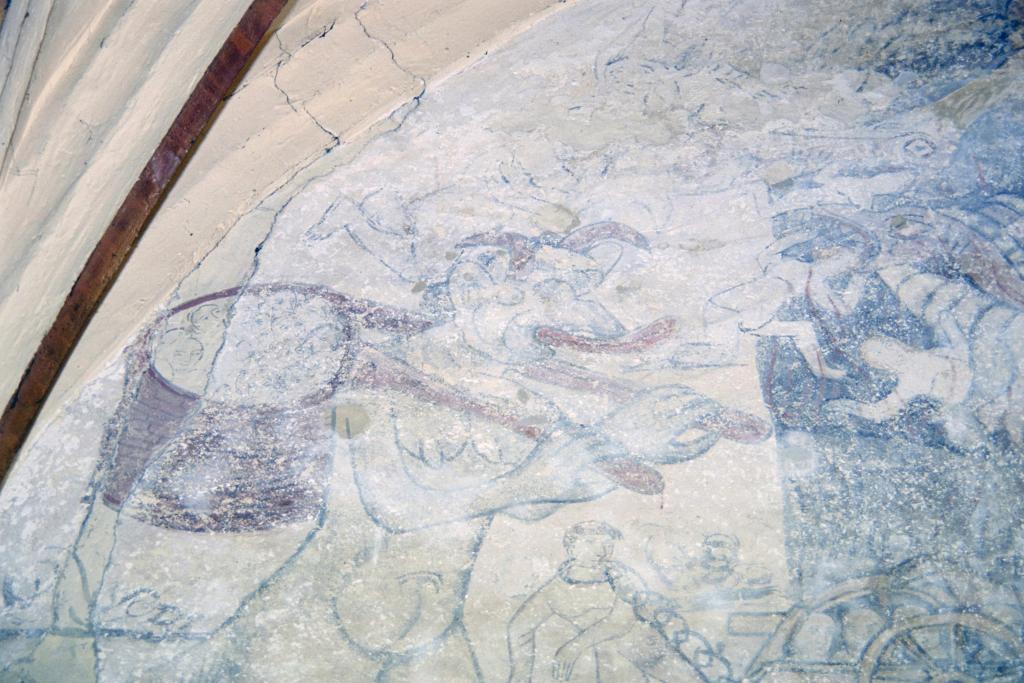 peinture monumentale : Enfer et Paradis
