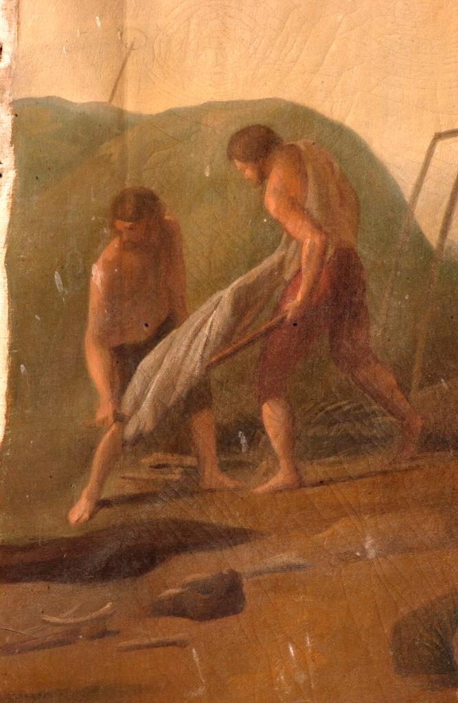 tableau : Saint Bruno prosterné devant le Christ dit Saint Bruno en prière