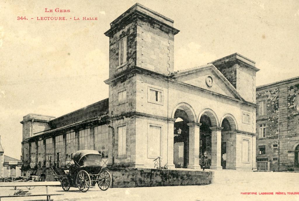 marché couvert : halle