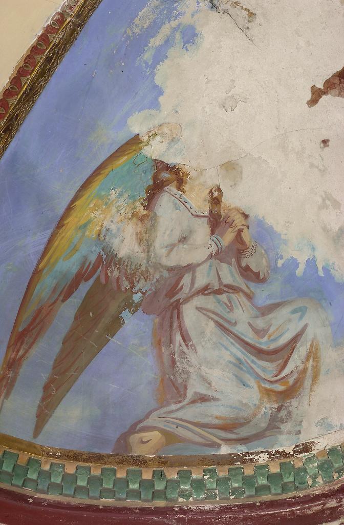 peinture monumentale du choeur : Glorification de la Vierge
