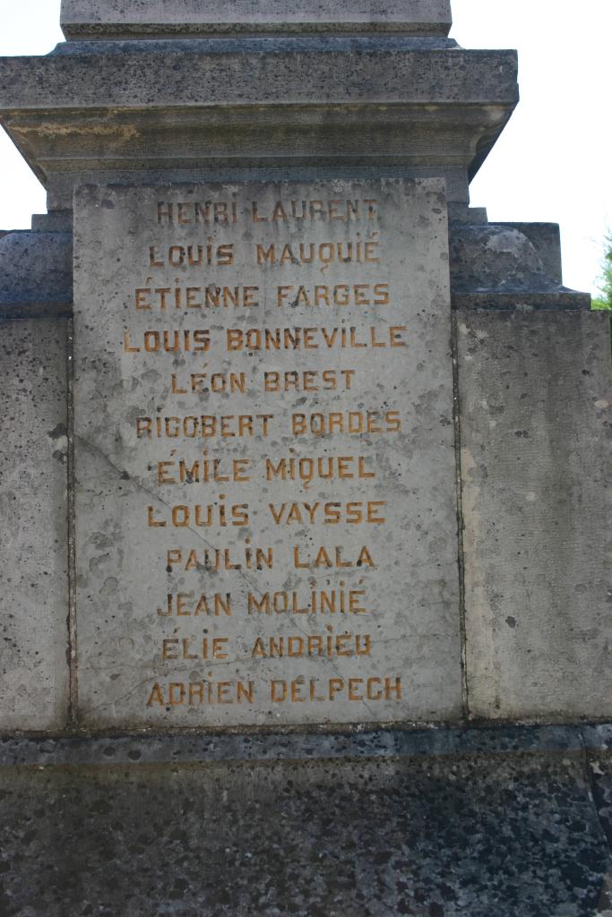 monument aux morts de la guerre de 1914-1918 et de la guerre de 1939-1945