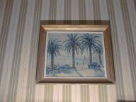 tableau et son cadre : Vue de la Croisette et de l'Estérel