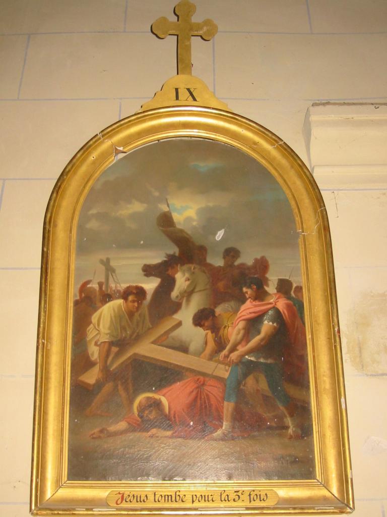 chemin de croix (ensemble de 14 tableaux)