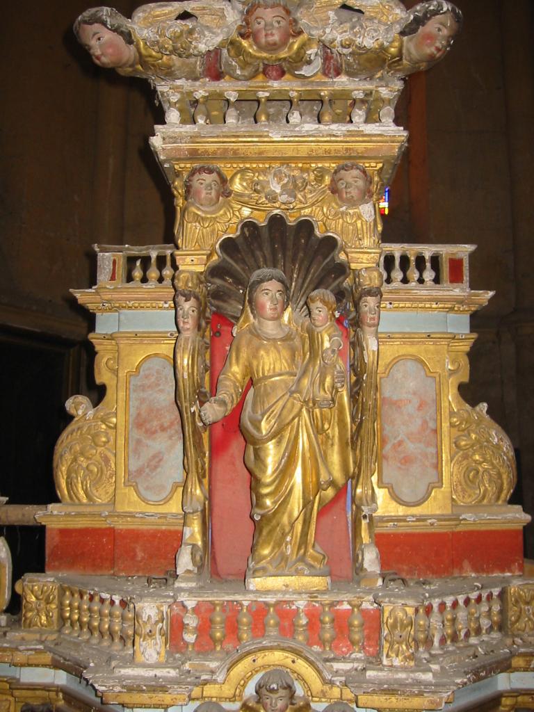 ensemble du maître-autel (autel et tabernacle)