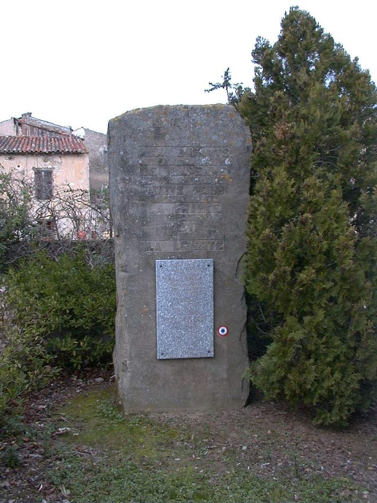monument aux morts de la guerre de 1914-1918 et de la guerre de 1939-1945