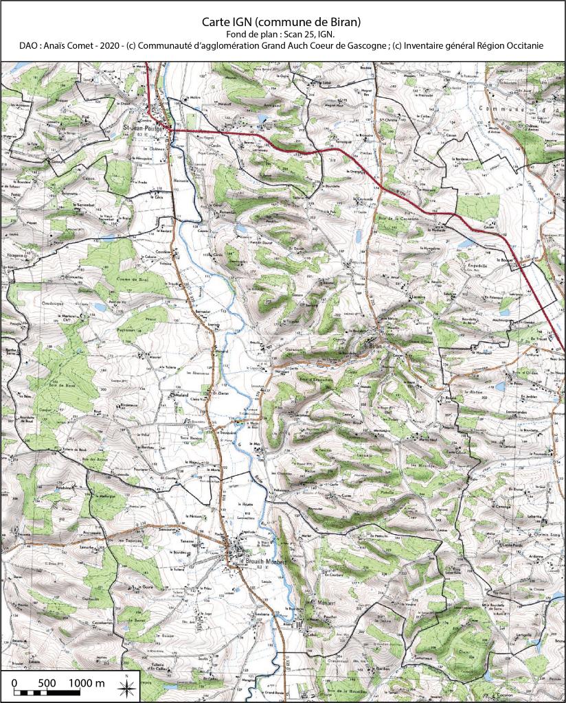 présentation de la commune de Biran
