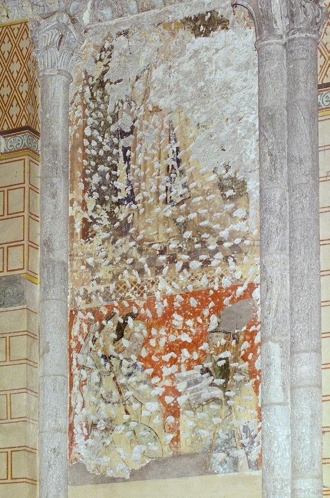 peinture monumentale du mur sud du choeur