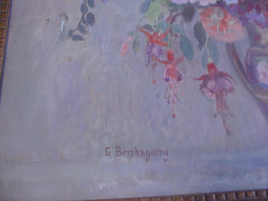 tableau et son cadre : Fleurs