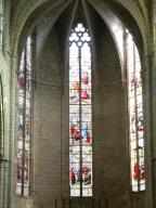 Ensemble des 3 verrières du choeur