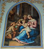 Paires de tableaux : Annonciation et Sainte Famille