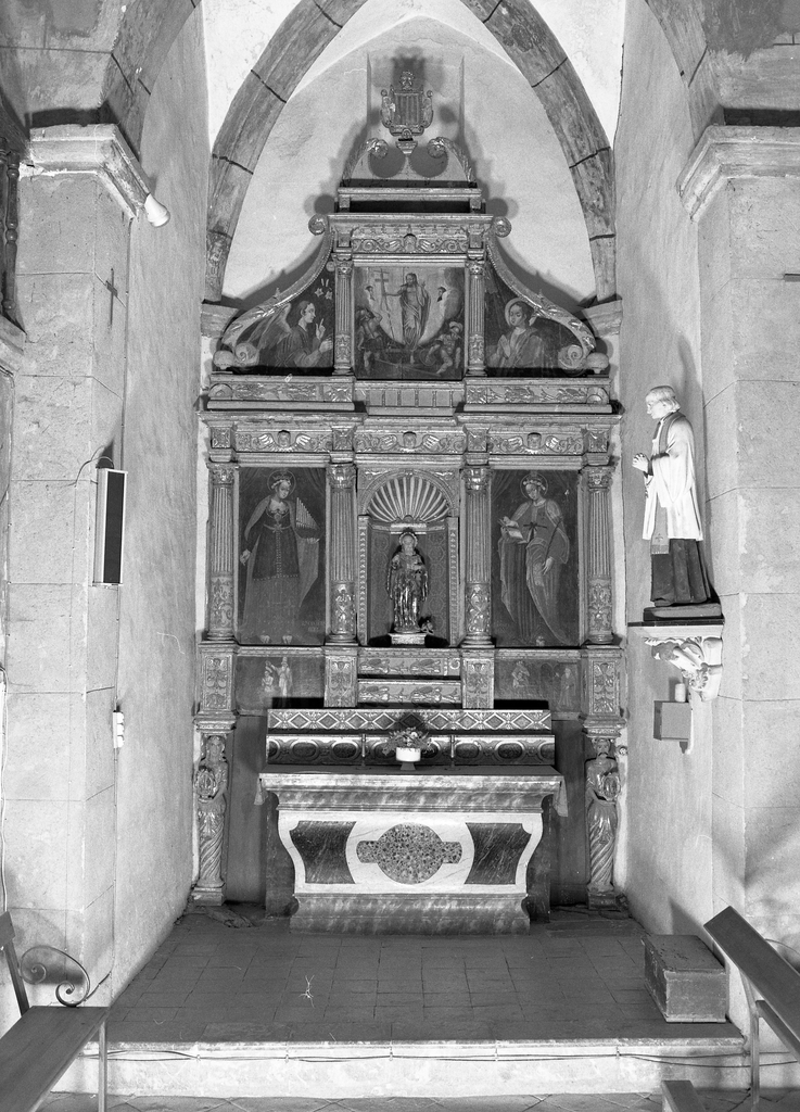 Retable de sainte Agnès et de sainte Cécile