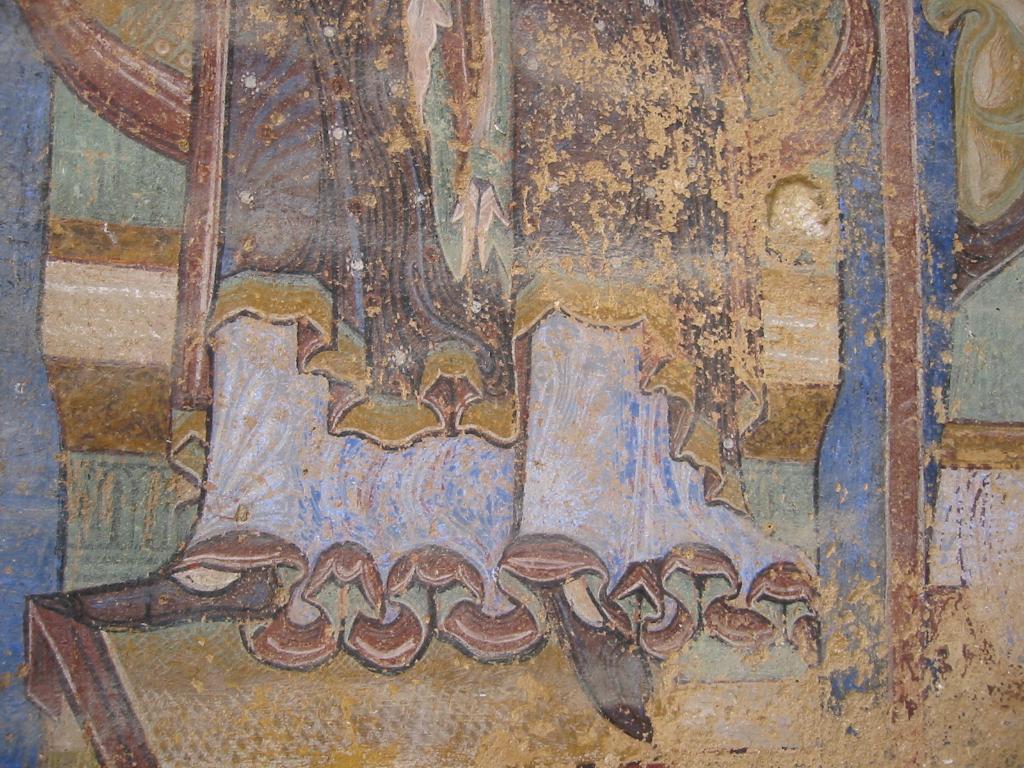 peinture monumentale de l'Annonciation et de la Visitation