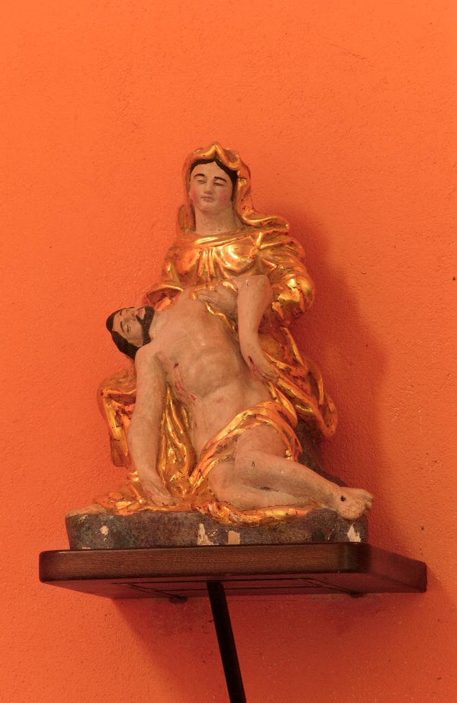 groupe sculpté (statuette) : Déploration dite Vierge de Pitié