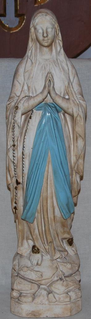 statue : Vierge, dite Notre-Dame de Lourdes