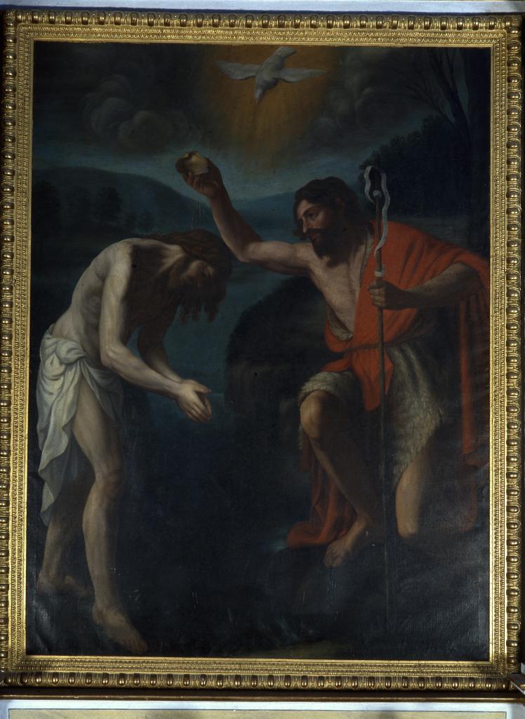 Tableau, le baptême du Christ