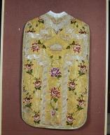 chasuble, étole, manipule, bourse de corporal, voile de calice