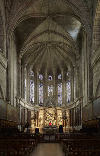 verrières de l'ancienne cathédrale de Béziers
