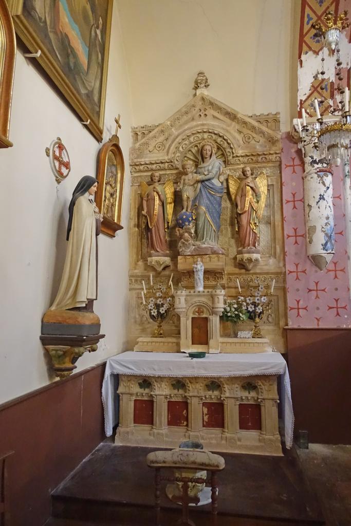 autel secondaire de la Vierge