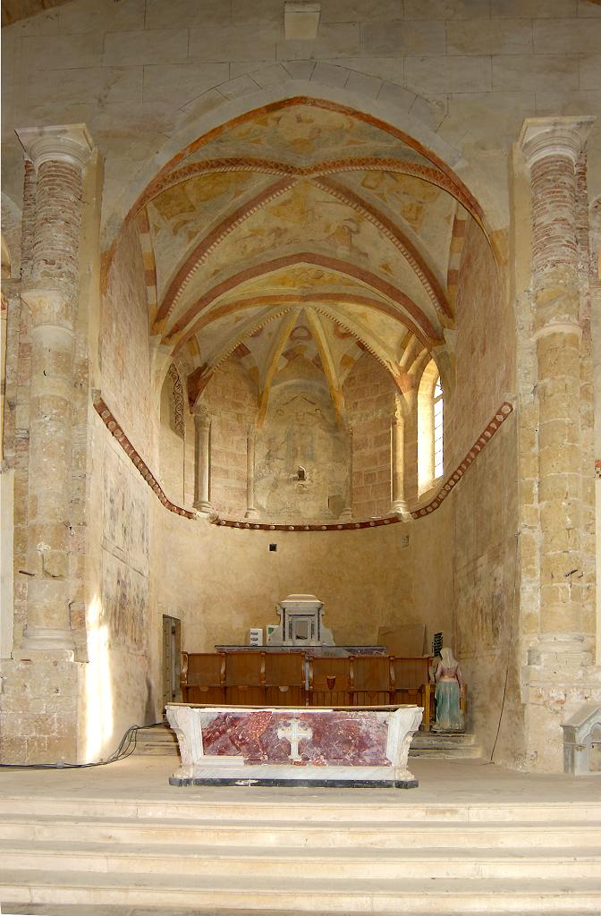 peinture monumentale de l'abside centrale