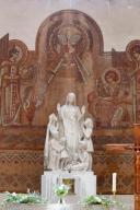 groupe sculpté : Vierge entourée d'enfants