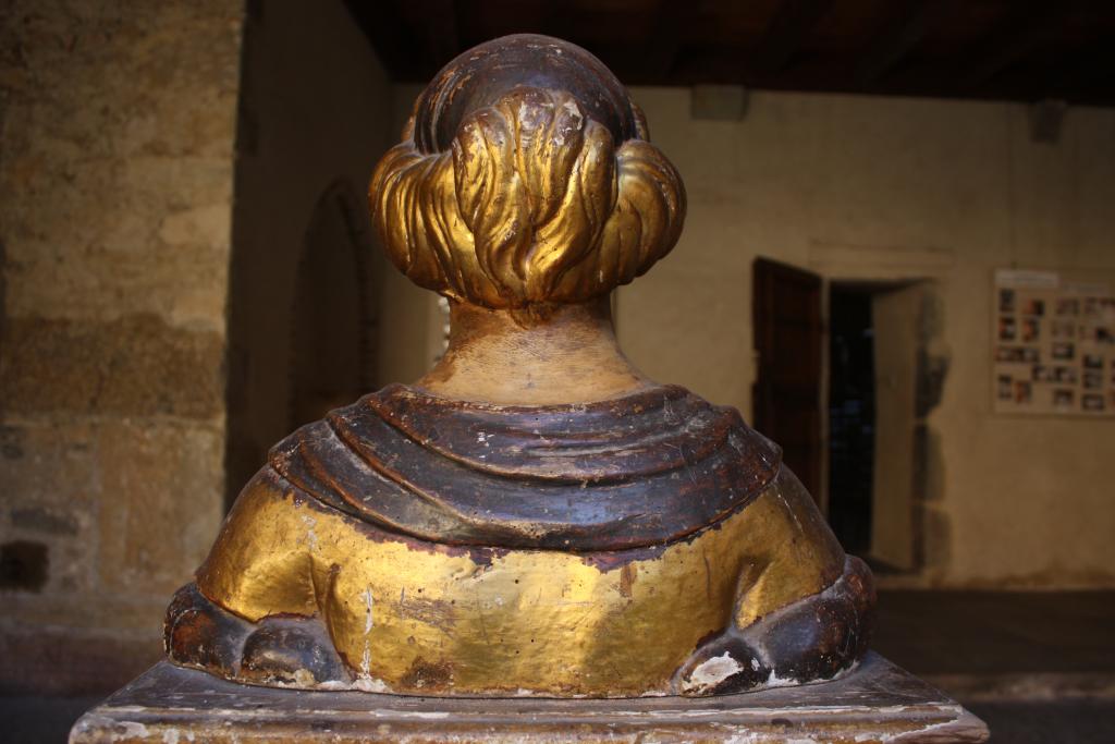 bustes-reliquaires de saint Laurent et sainte Agnès