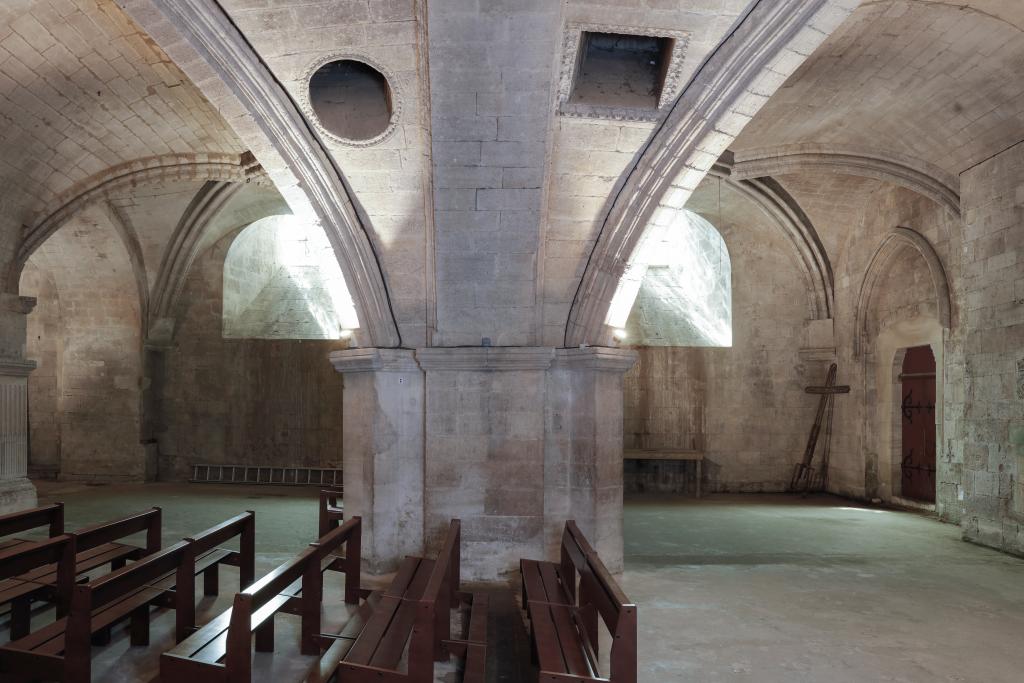 église basse de l'ancienne abbaye de Saint-Gilles