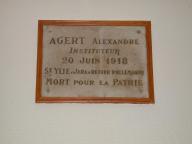 plaque commémorative de la guerre de 1914-1918