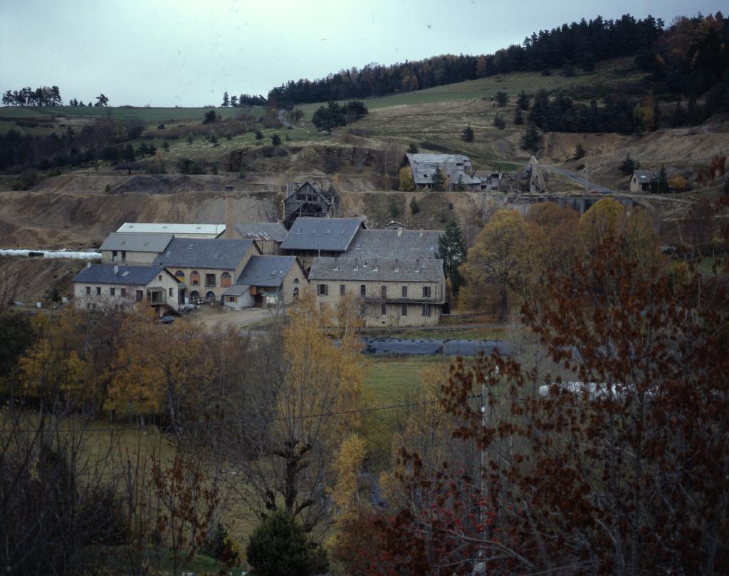 mine, usine de préparation de produit minéral (mine et laverie de plomb et de zinc) dite Mine et laverie du Bleymard