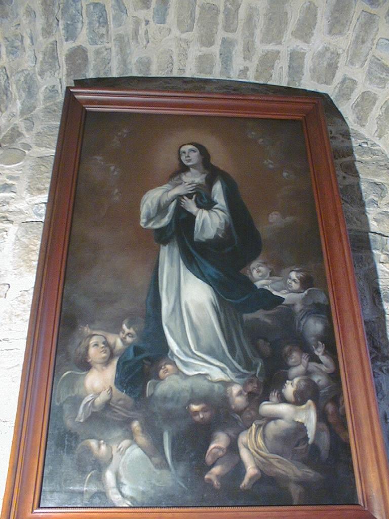tableau et son cadre : L'Immaculée Conception
