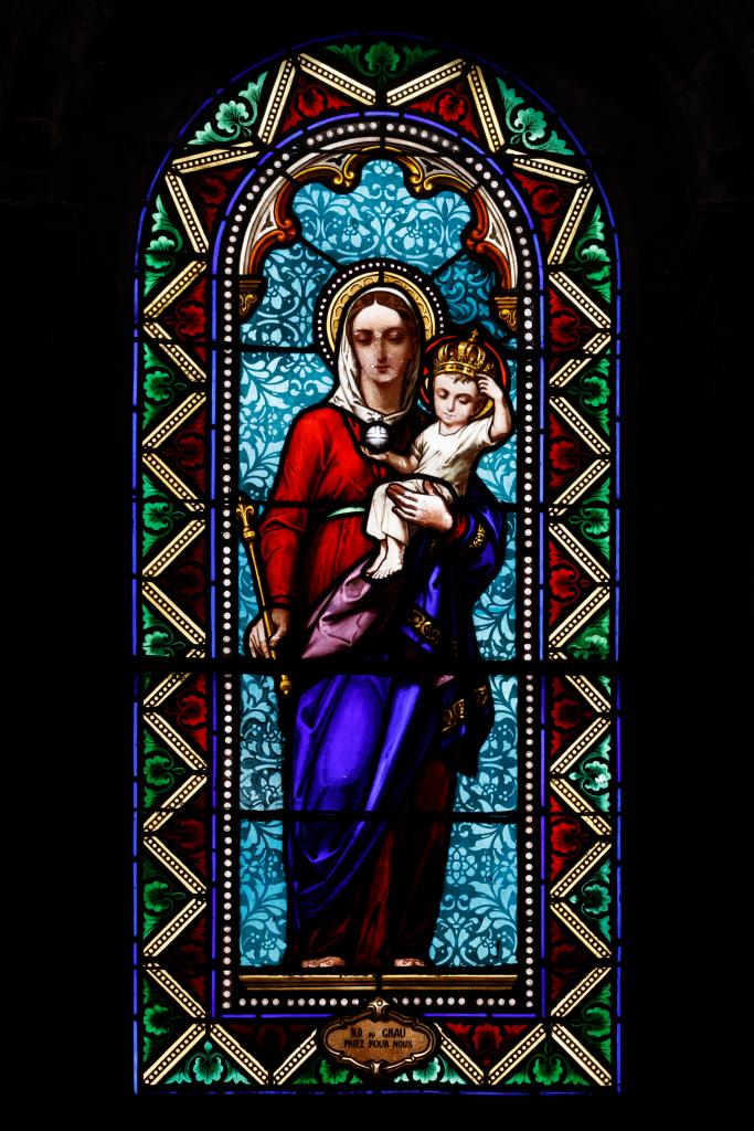 verrières de la chapelle Notre-Dame de Lourdes