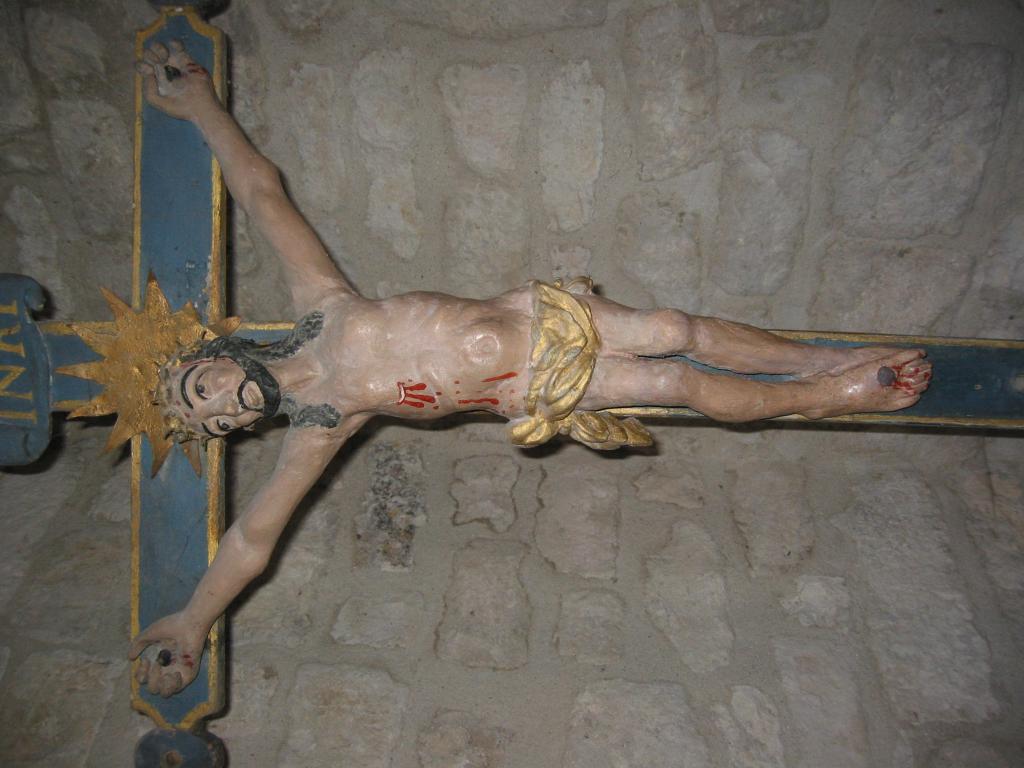 croix de confrérie : Christ en croix
