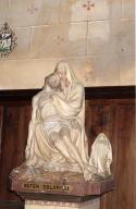 groupe sculpté (groupe relié, petite nature) : Pietà dite Mater Dolorosa