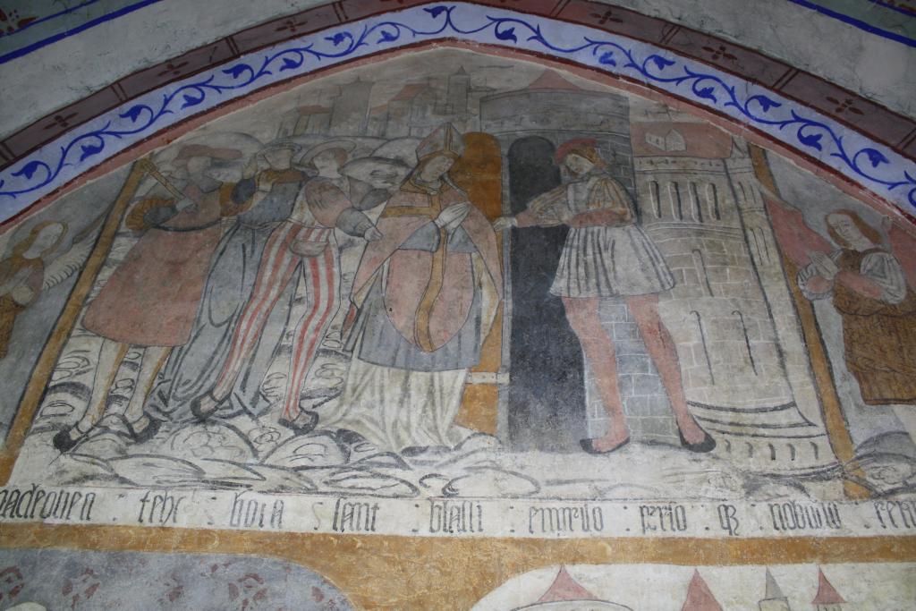 peinture monumentale : cycle de saint Blaise