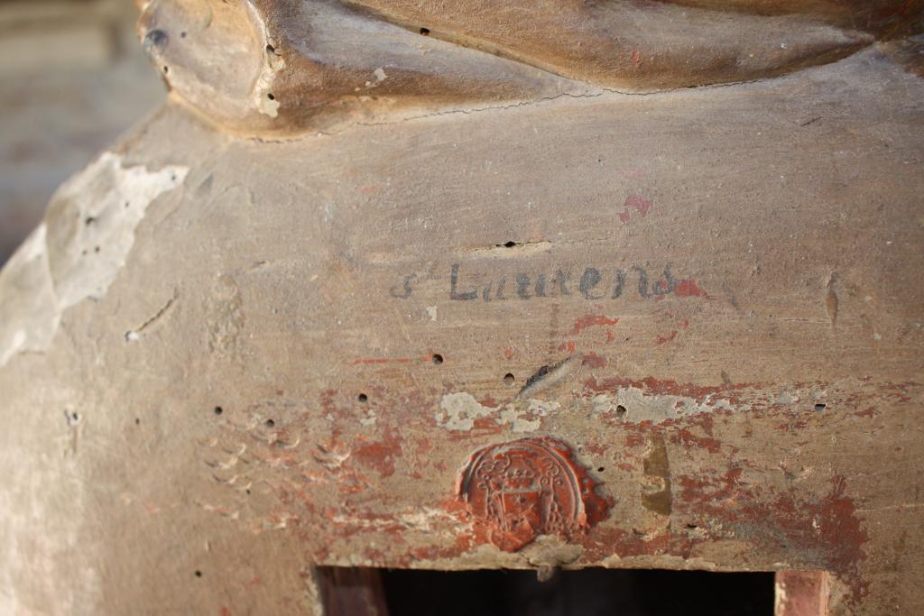 bustes-reliquaires de saint Laurent et sainte Agnès