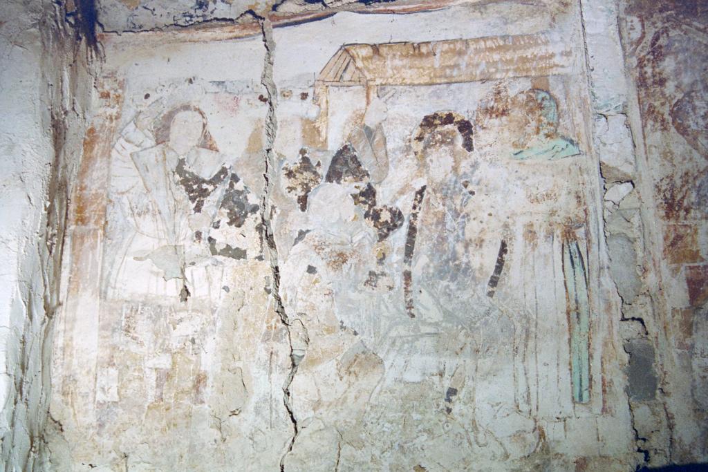 Les peintures monumentales du XVe siècle du chœur : La Passion du Christ