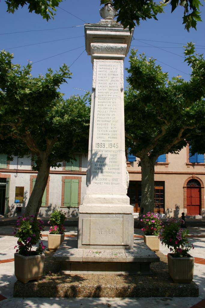 monument aux morts de la guerre de 1914-1918 et de la guerre de 1939-1945