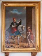 tableau : Charité de saint Martin