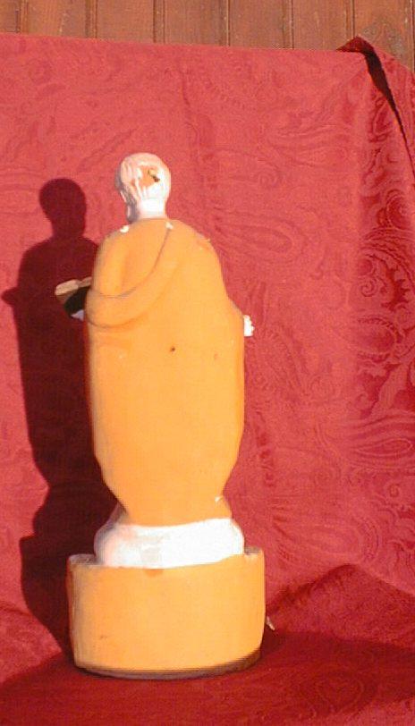 paire de deux statuettes dites ""Santibelli"" : Vierge à l'Enfant, Saint Joseph