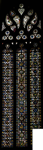 verrière N°9 de l'ancienne cathédrale de Narbonne