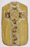 chasuble or avec étole, manipule et bourse de corporal