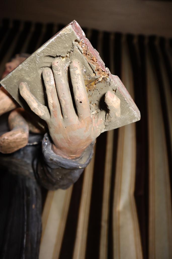 Statue de saint Antoine de Padoue (du retable de saint Antoine de Padoue, disparu)