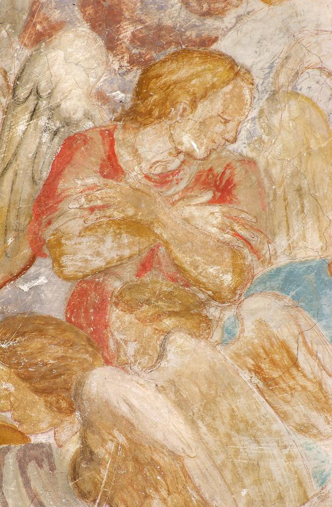 peinture monumentale du choeur : Glorification de la Vierge