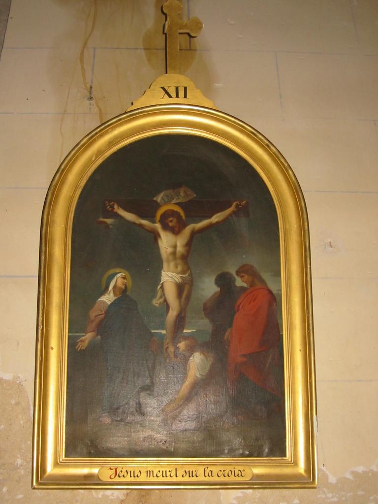 chemin de croix (ensemble de 14 tableaux)