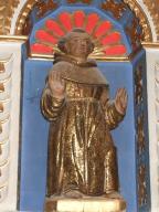 Statue de saint François d'Assise (du retable de l'Immaculée Conception)
