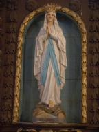 statue (petite nature) : Notre-Dame de Lourdes
