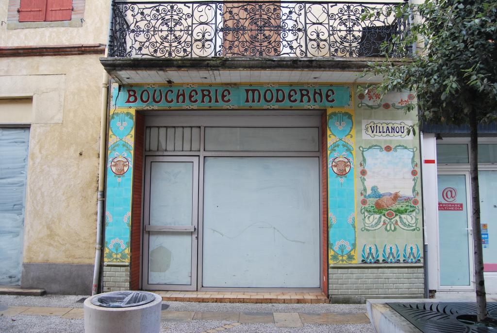 maison avec boutique, dite Boucherie moderne Villanou