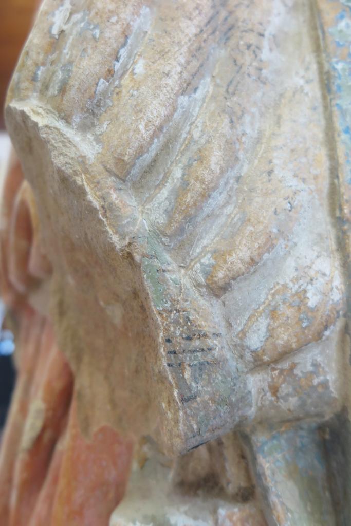 groupe sculpté de la Mise au tombeau